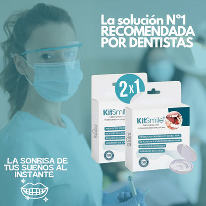 PROMOCION COMPRA 1 Y LLEVE 2 - KITSIMILE - CARILLAS DENTALES (KIT COMPLETO)