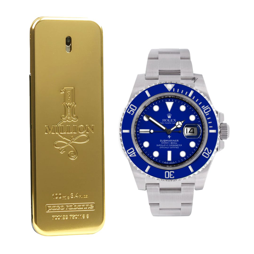 PROMOCION ROLEX SUBMARINER + PERFUME ONE MILLION 100ML GRATIS (2X1)