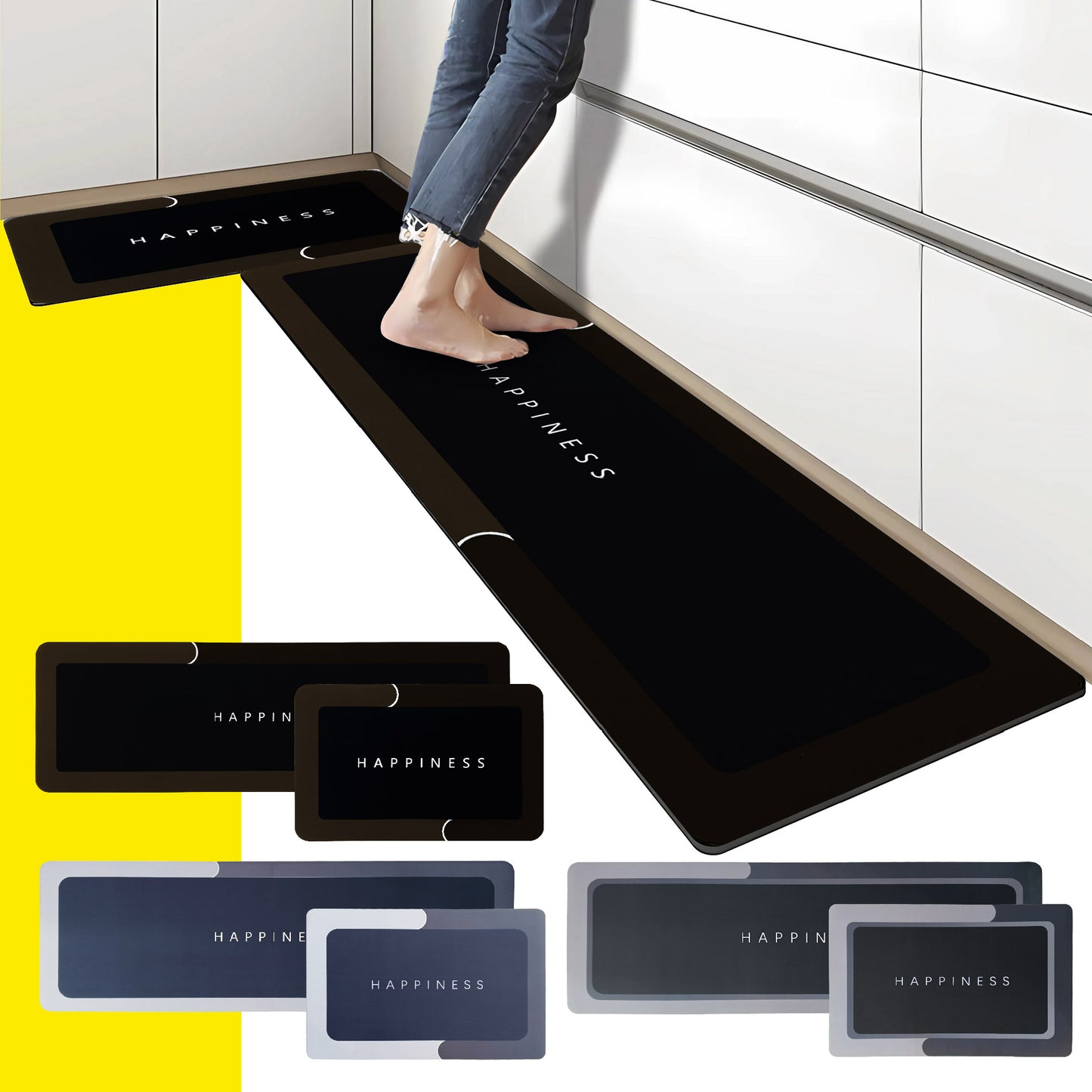 KIT ALFOMBRAS ABSORBENTES PARA COCINA x2