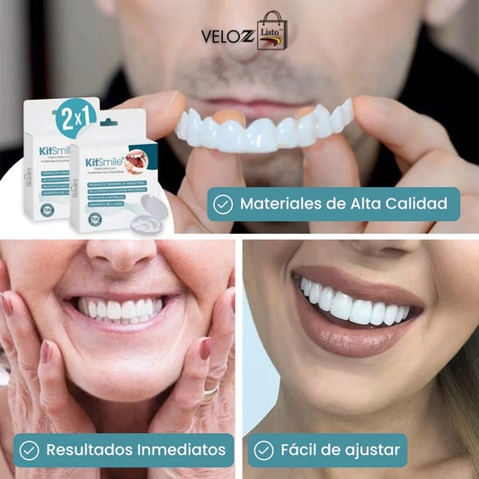 PROMOCION COMPRA 1 Y LLEVE 2 - KITSIMILE - CARILLAS DENTALES (KIT COMPLETO)