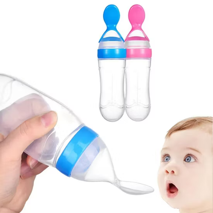 CUCHARA DE SILICONA PARA BEBÉS Y NIÑOS PEQUEÑOS